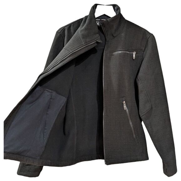Spyder Men's Transport Soft Shell Jacket in Black Size S 2014 Edition - Picture 5 of 7